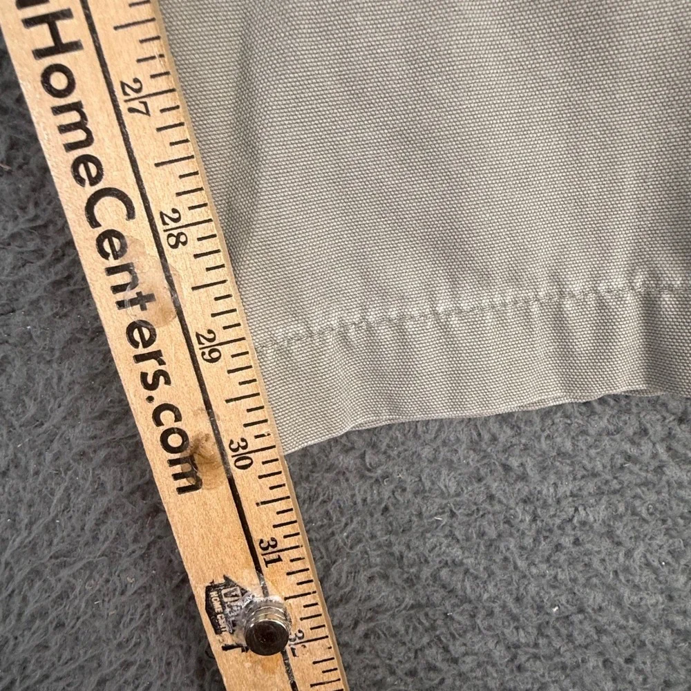The North Face Cargo Pants Mens 34 Khaki Tan Cotton Canvas Roll Up Hiking 2938